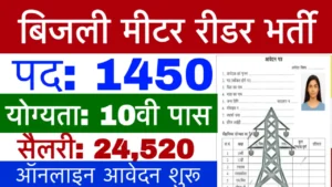Bijli Meter Reader Bharti